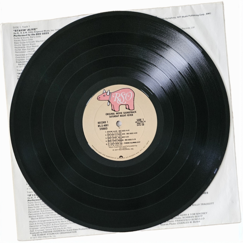 SATURDAY NIGHT FEVER•Original Movie Soundtrack•1977 US (#RS-2-4001) Sound Makers - Picture 3 of 15